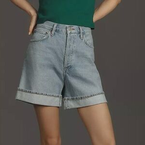 Agolde Dame Short High Rise Baggy Cuff NWT